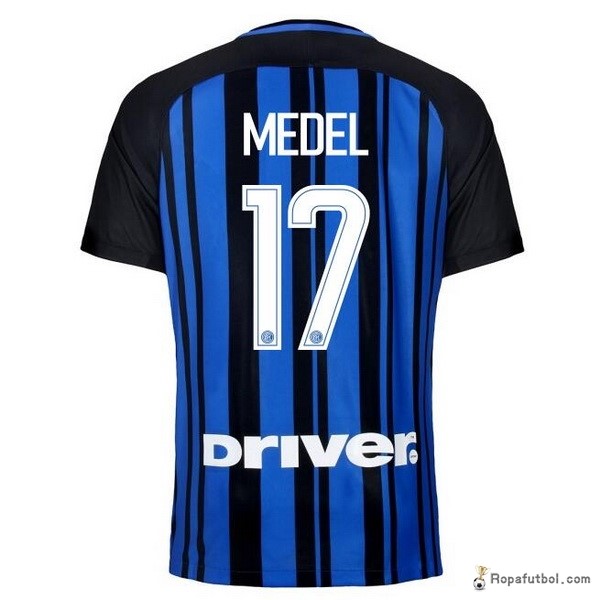 Camiseta Inter de Milán Replica Primera Ropa Medel 2017/18